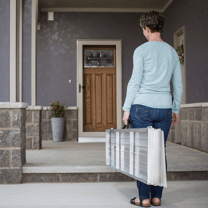 suitcase singlefold wheelchair ramp - ez-access - harmony home medical