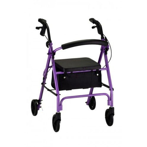 Vibe 6 Purple Rollator Walker