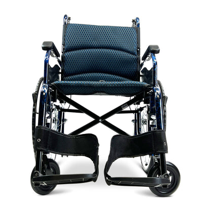 X-1 Lightweight Manual WheelchairBlueStandard