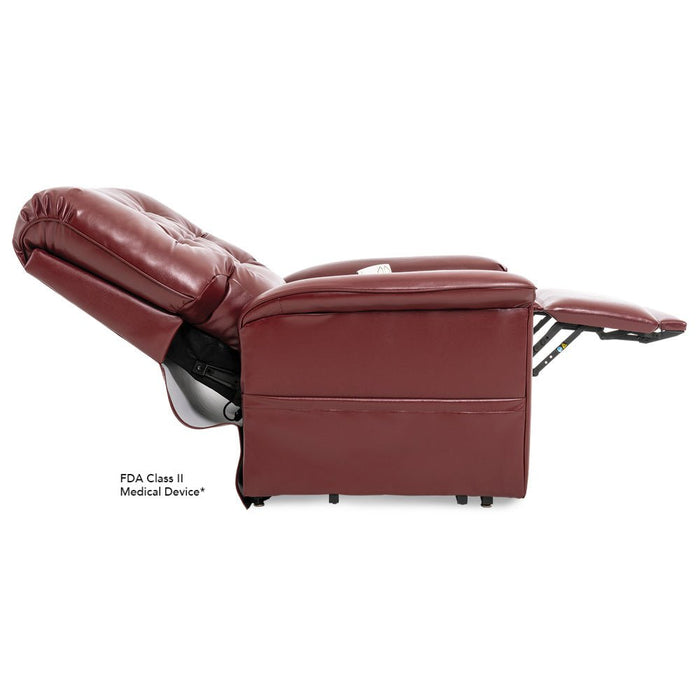 Heritage LC-358PW Lift Chair (FDA Class II Medical Device)Lexis Sta-Kleen Burgundy (Upgrade Option)