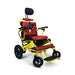 Majestic IQ-8000 20AH li-ion Battery Auto Recline Remote Controlled Electric WheelchairYellowRed17.5"