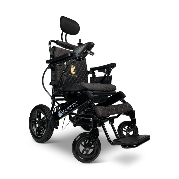 Majestic IQ-8000 12AH li-ion Battery Auto Recline Remote Controlled Electric WheelchairBlackStandard17.5"