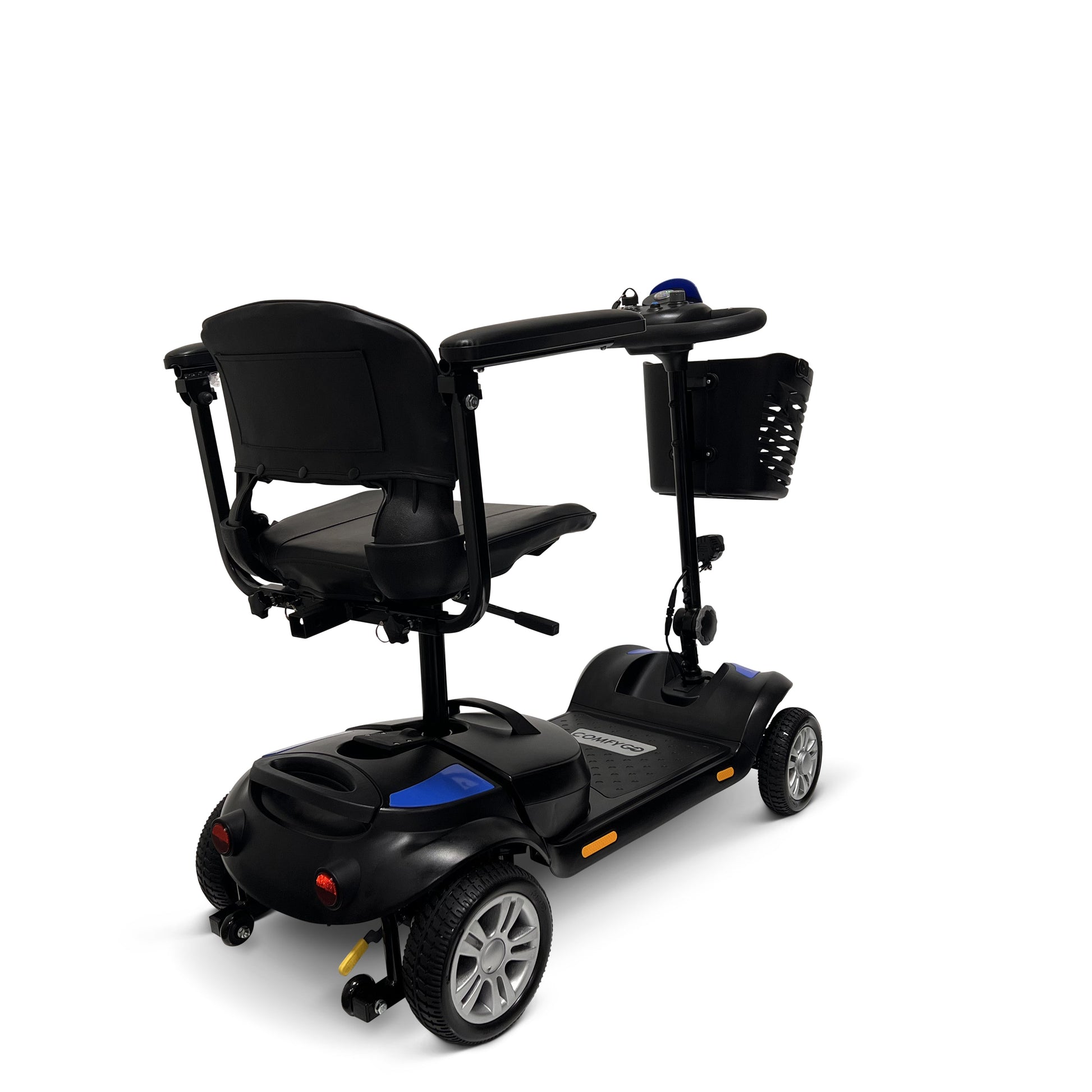 30AH Battery Ultra-Light Electric Mobility Scooter With Quick-Detach FrameRedStandard Seat