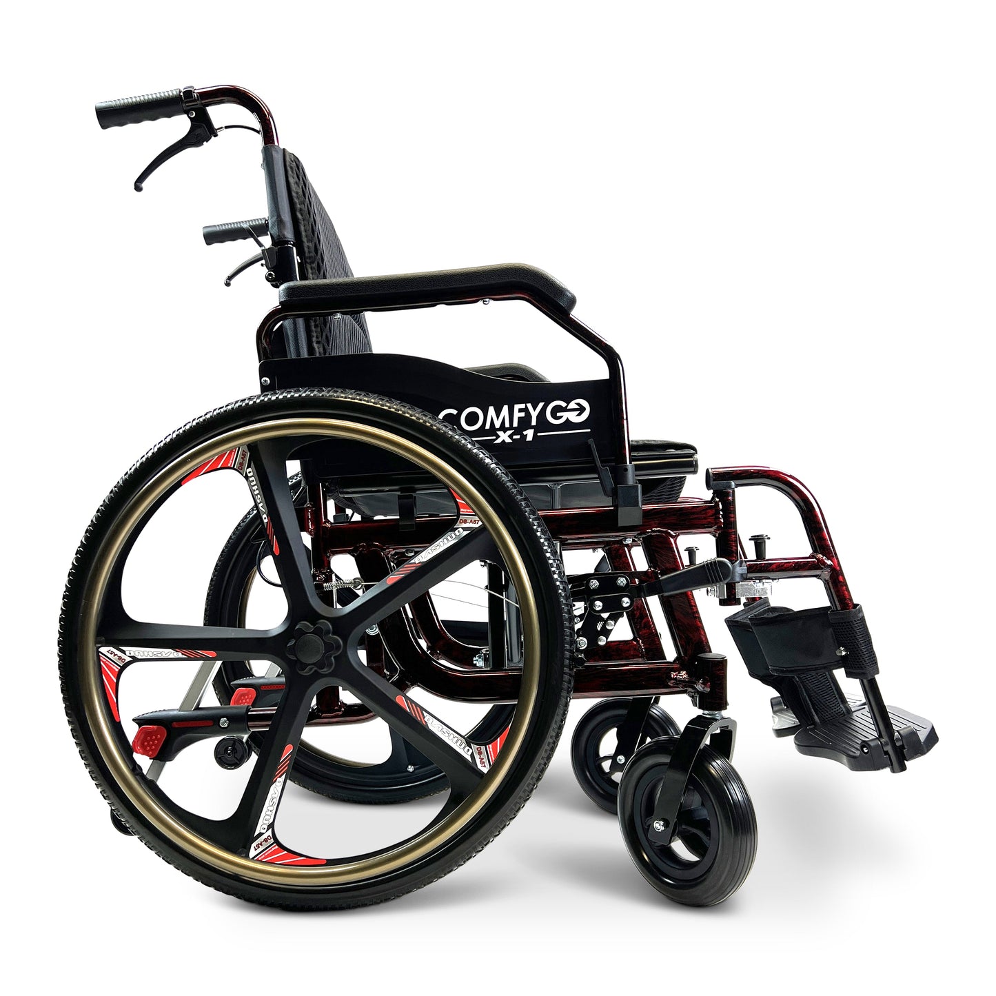 X-1 Lightweight Manual WheelchairRedSpecial Edition