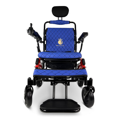 Majestic IQ-9000 Remote Controlled Lightweight Electric WheelchairBlackBlue17.5"