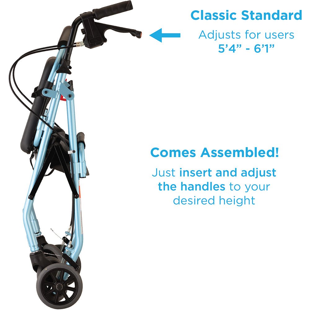 GetGo Classic Rolling WalkerSky Blue