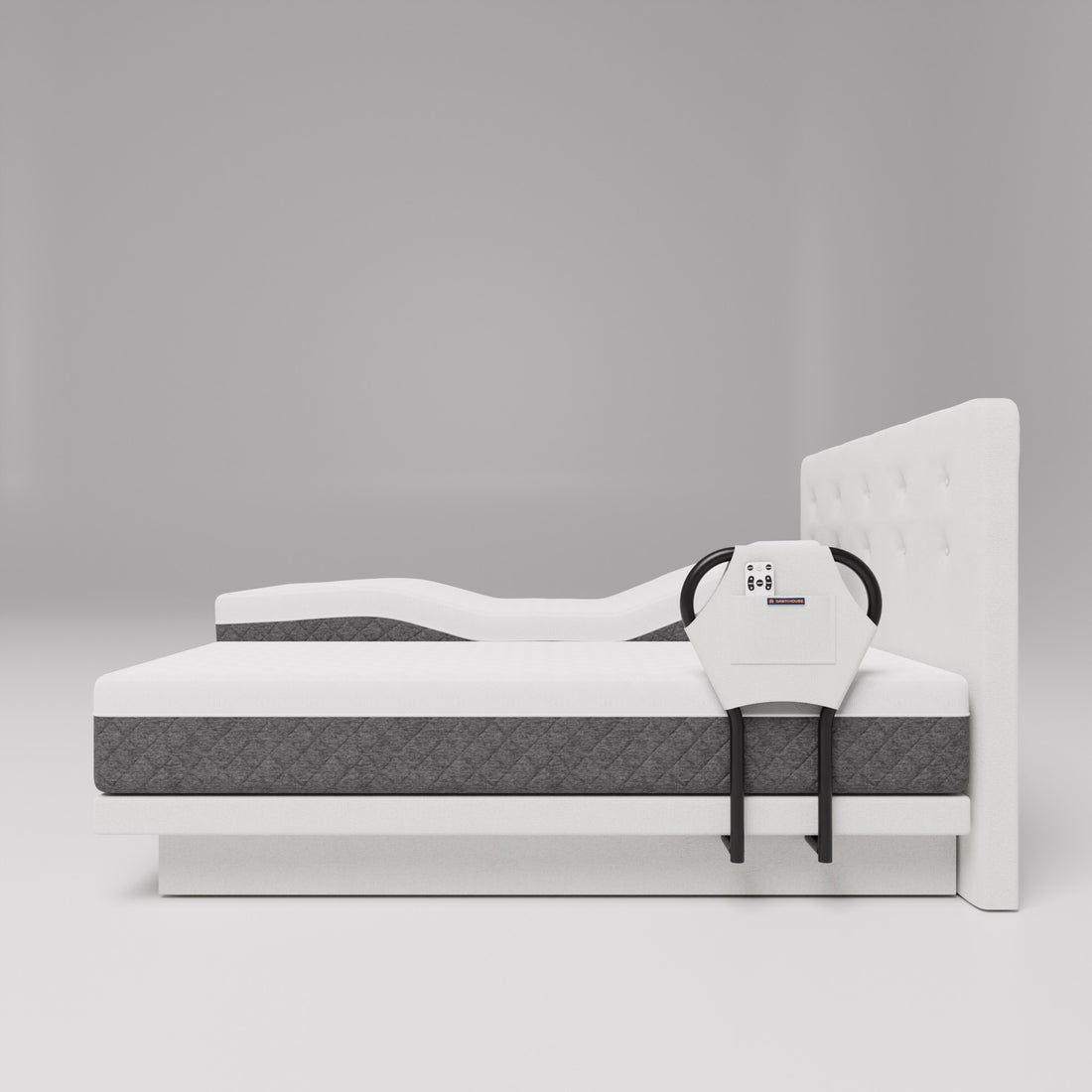 Dawn House Split King BedBase + MattressWith HeadboardSlate