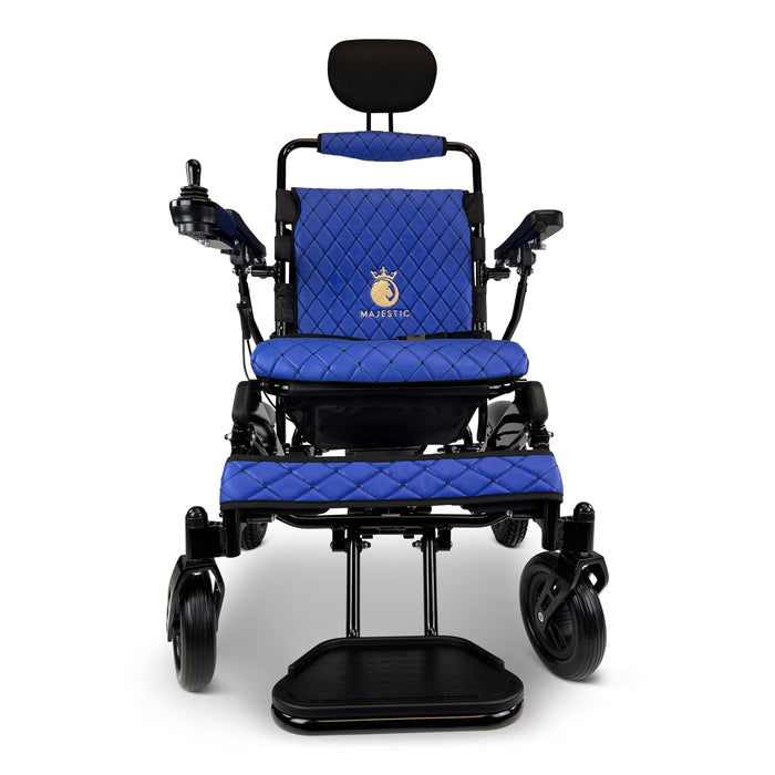 Majestic IQ-9000 Remote Controlled Lightweight Electric WheelchairBlackBlue17.5"