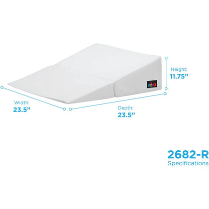 12 Inch Wedge Cushion FoldBlue