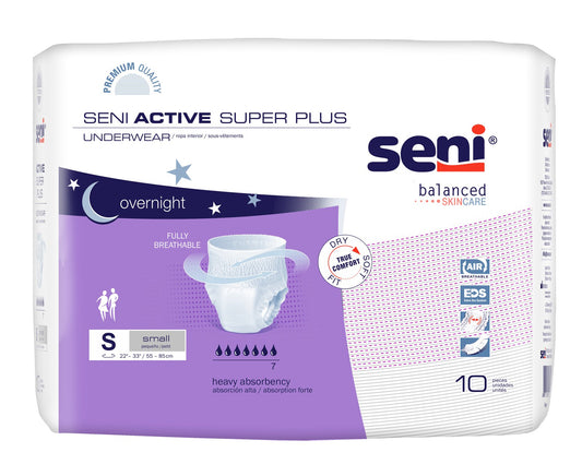 SENI ACTIVE SUPER PLUS UnderwearSmall (10 pcs)