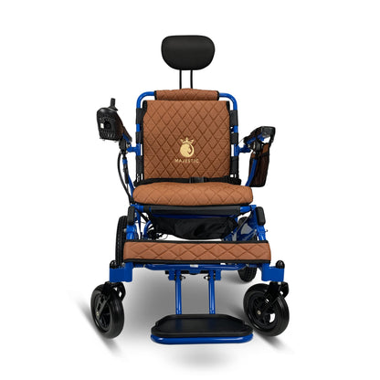 Majestic IQ-8000 12AH li-ion Battery Auto Recline Remote Controlled Electric WheelchairBlueTaba17.5"
