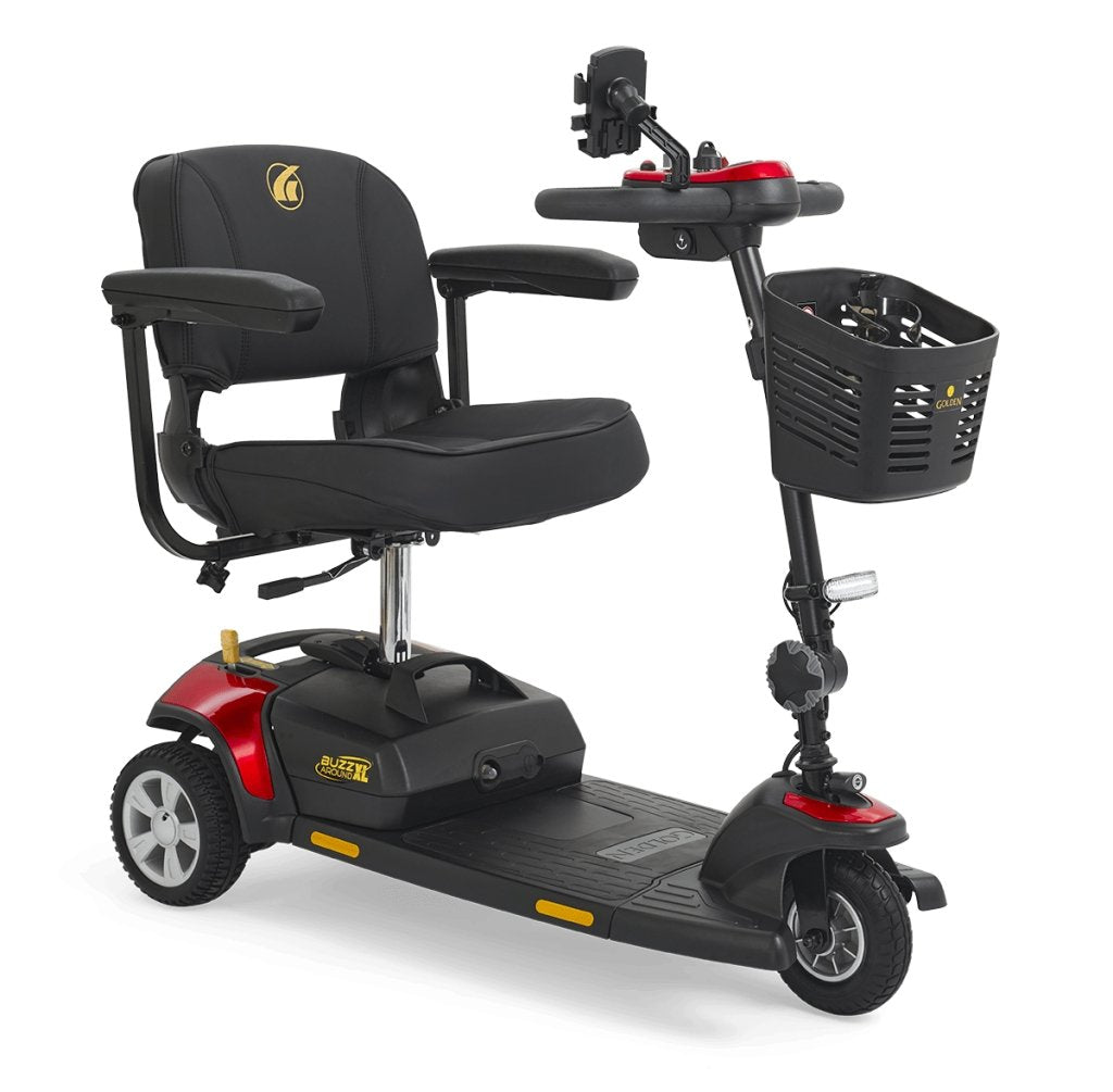 GB121B-STD Buzzaround XL 3 Wheel Mobility ScootersRed