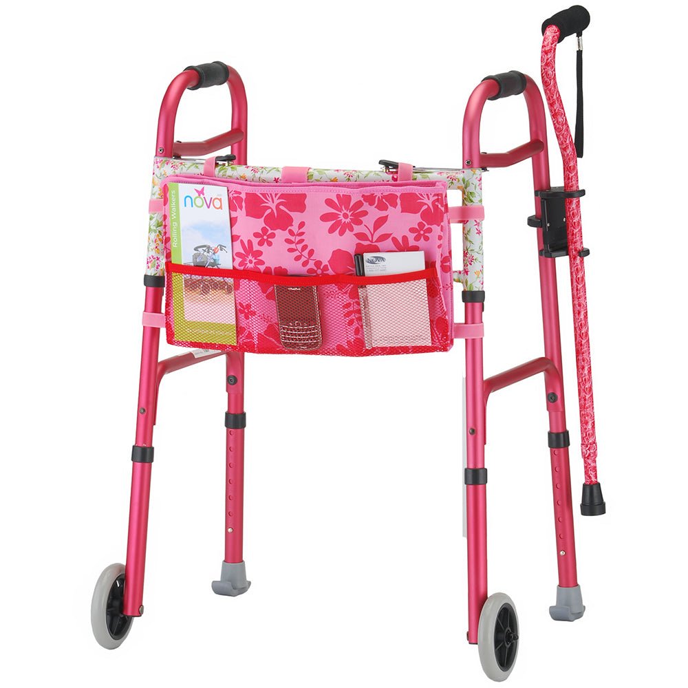 Folding Walker BagAloha Pink