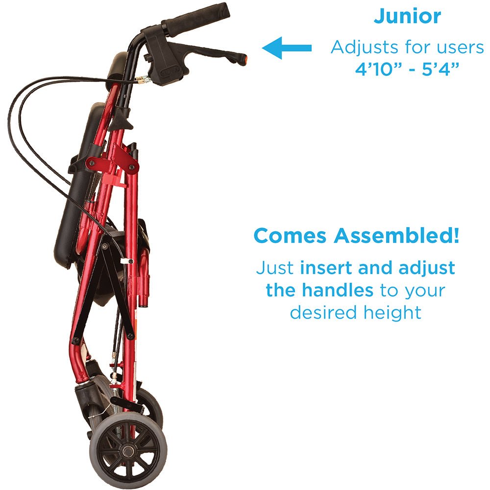 GetGo Junior Rolling WalkerRed