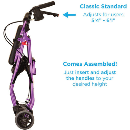 GetGo Classic Rolling WalkerPurple