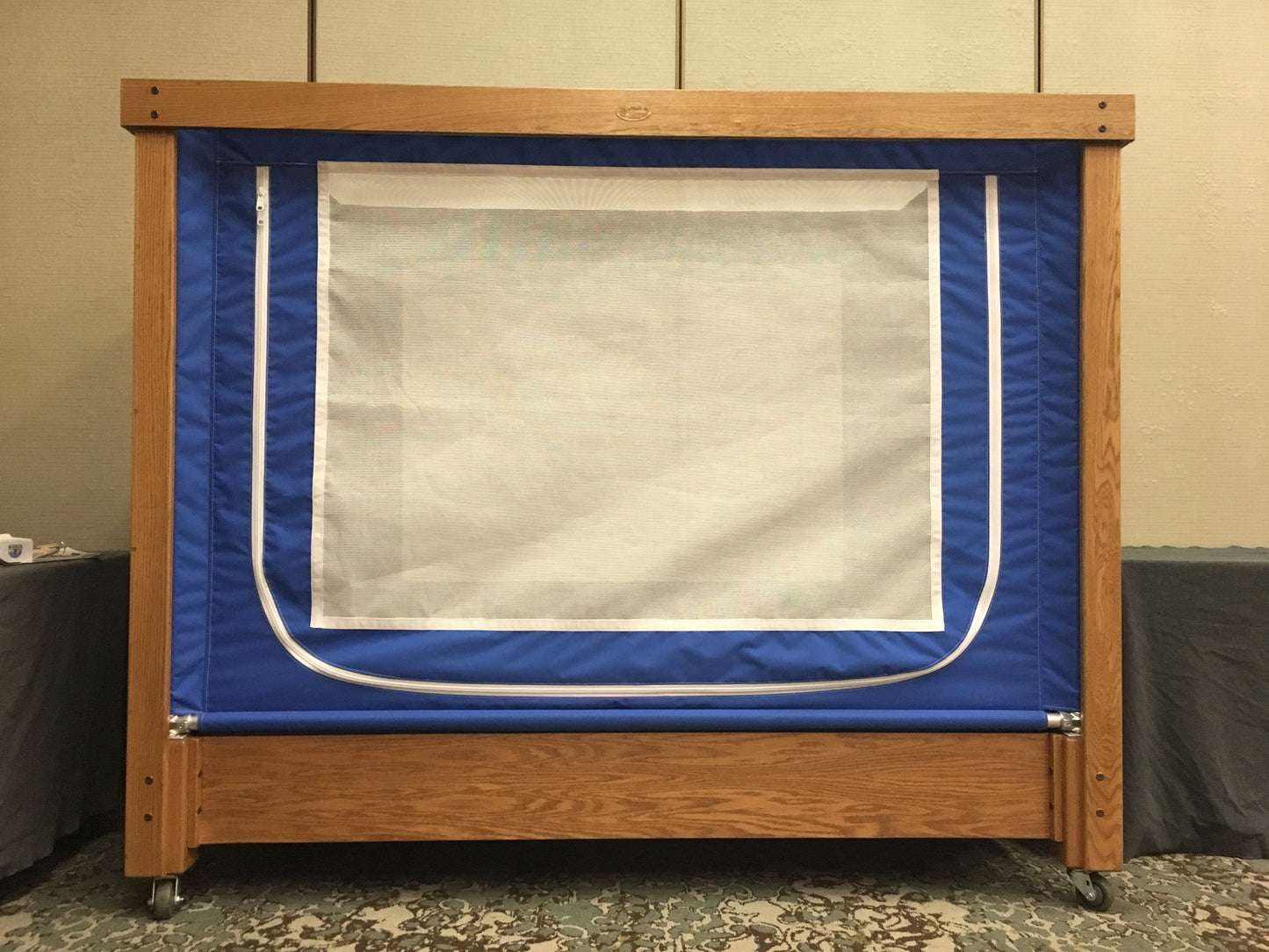 Haven Series Twin Size Bed with Fixed Height Bunkie Board and Manual Adjustable Head