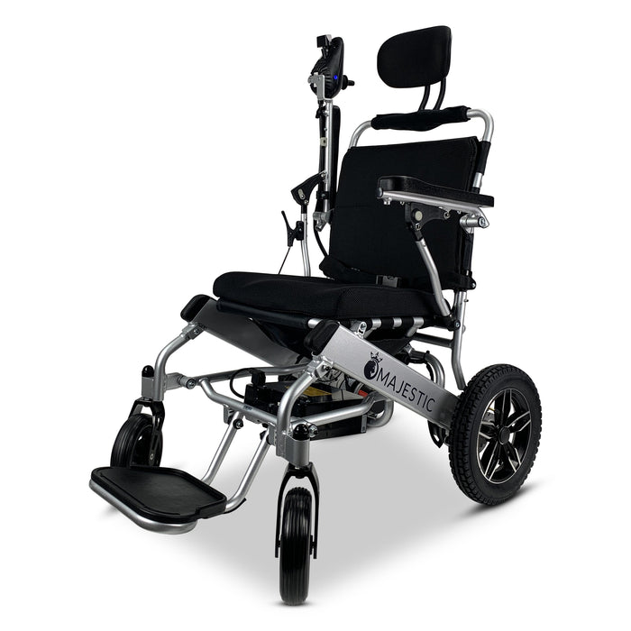 Majestic IQ-8000 12AH li-ion Battery Auto Recline Remote Controlled Electric WheelchairSilverStandard17.5"