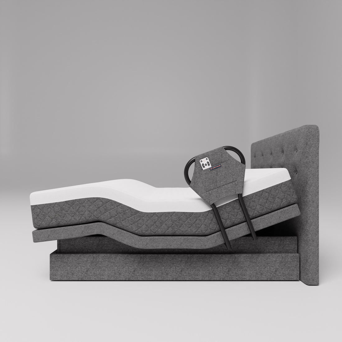 Dawn House King BedBase + MattressWith HeadboardSlate