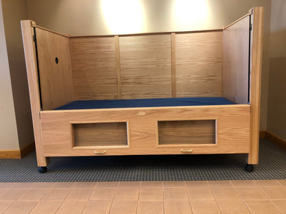 Slumber Series Twin Size Bed with Fixed Height Bunkie BoardHigh Side