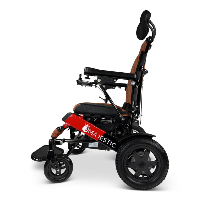 Majestic IQ-9000 Remote Controlled Lightweight Electric WheelchairBlack & RedBlue17.5"