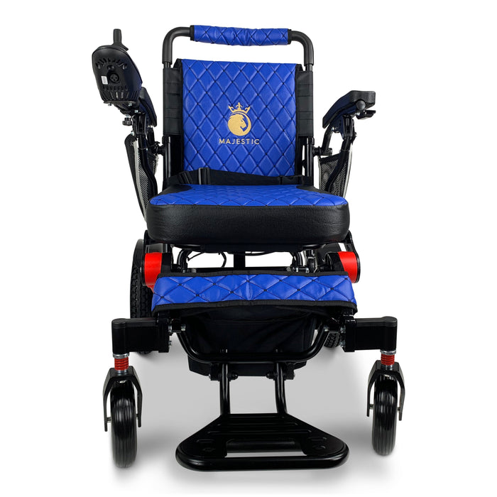 Majestic IQ-7000 Auto Folding Remote Controlled Electric WheelchairBlack & RedBlueUpto 19+Miles (20AH li-ion Battery)