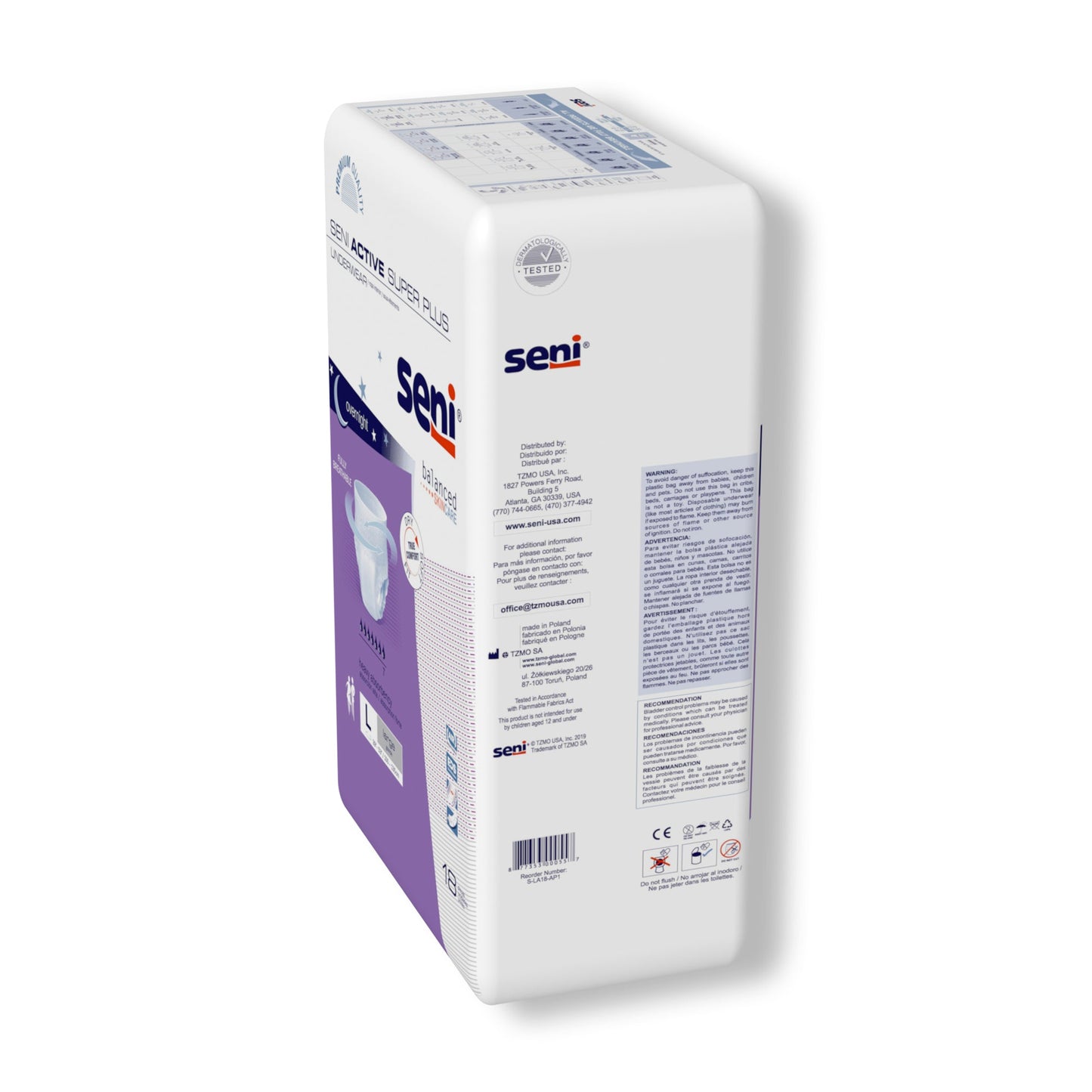 SENI ACTIVE SUPER PLUS UnderwearSmall (10 pcs)