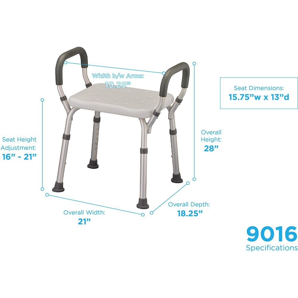 9016 Bath Seat with Arms