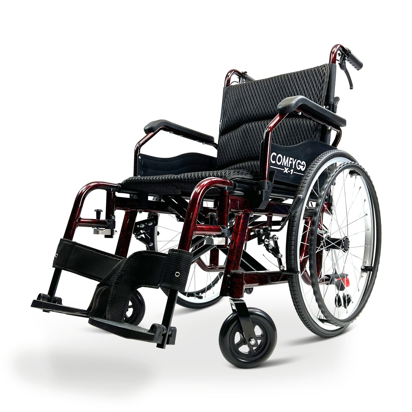X-1 Lightweight Manual WheelchairRedStandard