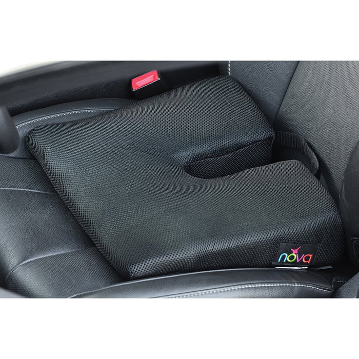 Nova Gel/Foam Seat Cushion with Coccyx Cutout & Fleece Top