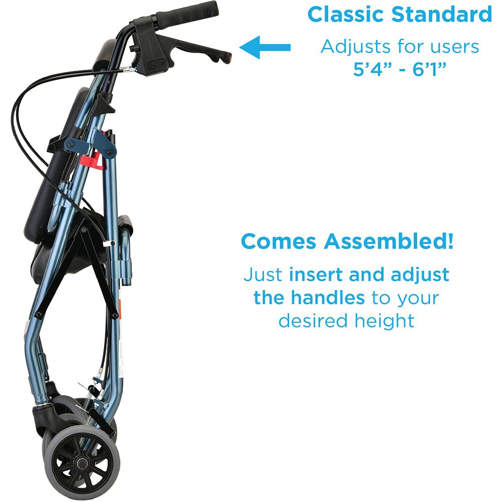 GetGo Classic Rolling WalkerBlue