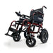 X-6 ComfyGO Lightweight Electric WheelchairRedUpto 10+ Miles (12AH li-ion Battery)