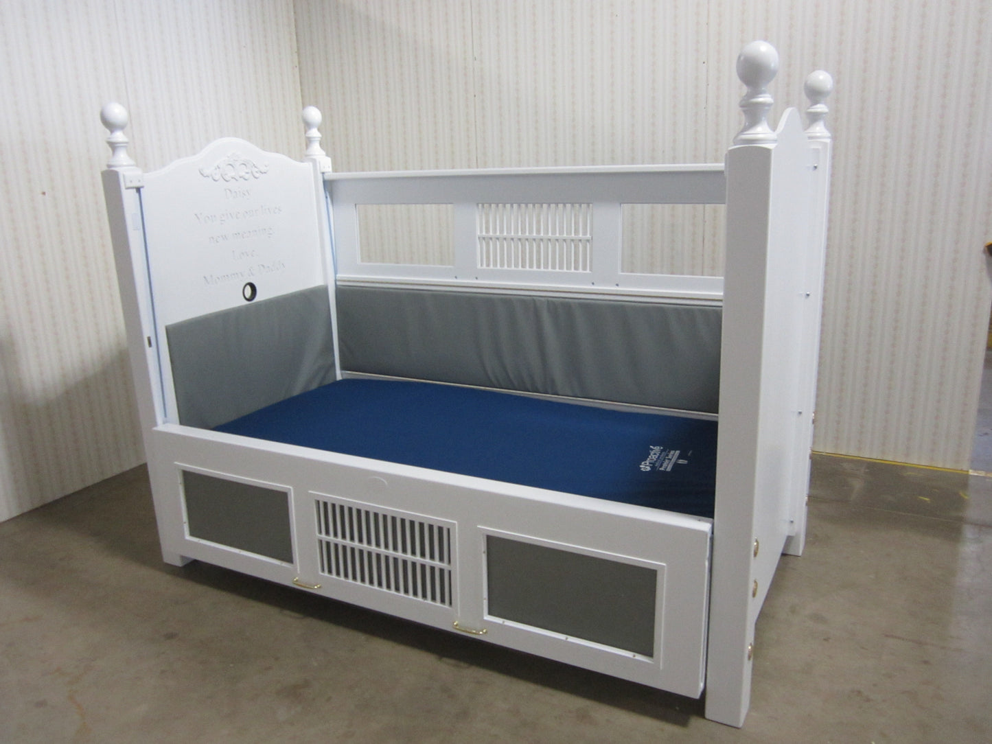 Dream Series Twin Size Bed with Fixed Height Bunkie BoardHigh Side