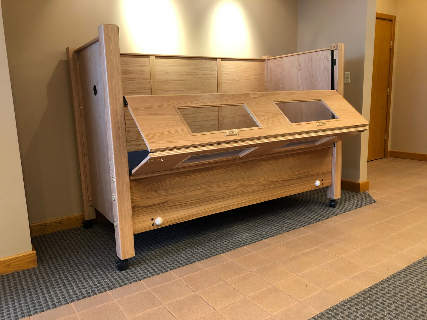 Slumber Series Semi Electric Twin Size Bed with Electric Articulation and Manual Height AdjustabilityStandard Side