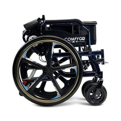 X-1 Lightweight Manual WheelchairBlueSpecial Edition