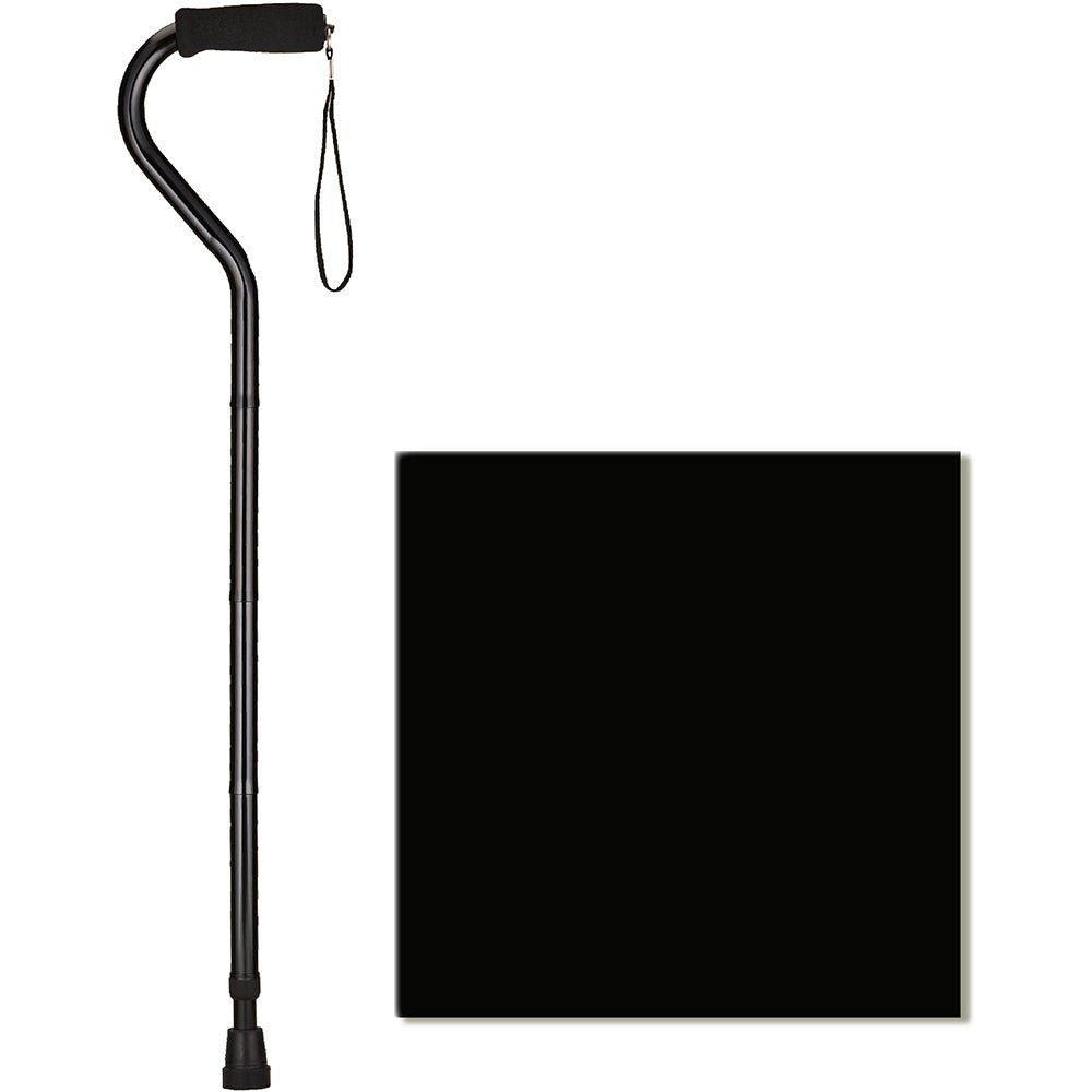 Folding Cane with Offset Handle