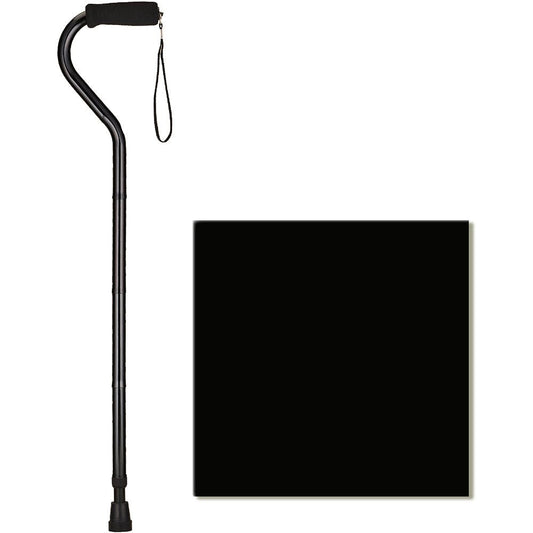 Folding Cane with Offset Handle