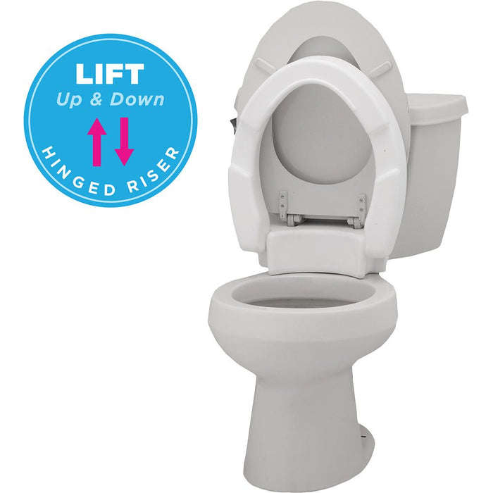 8345-Retail Standard Hinged Toilet Seat Riser