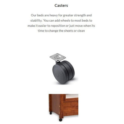 Slumber Series Twin Size Bed with Fixed Height and Manual Adjustable Head and FootHigh Side