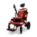 Majestic IQ-8000 12AH li-ion Battery Remote Controlled Lightweight Electric WheelchairRedRed17.5"