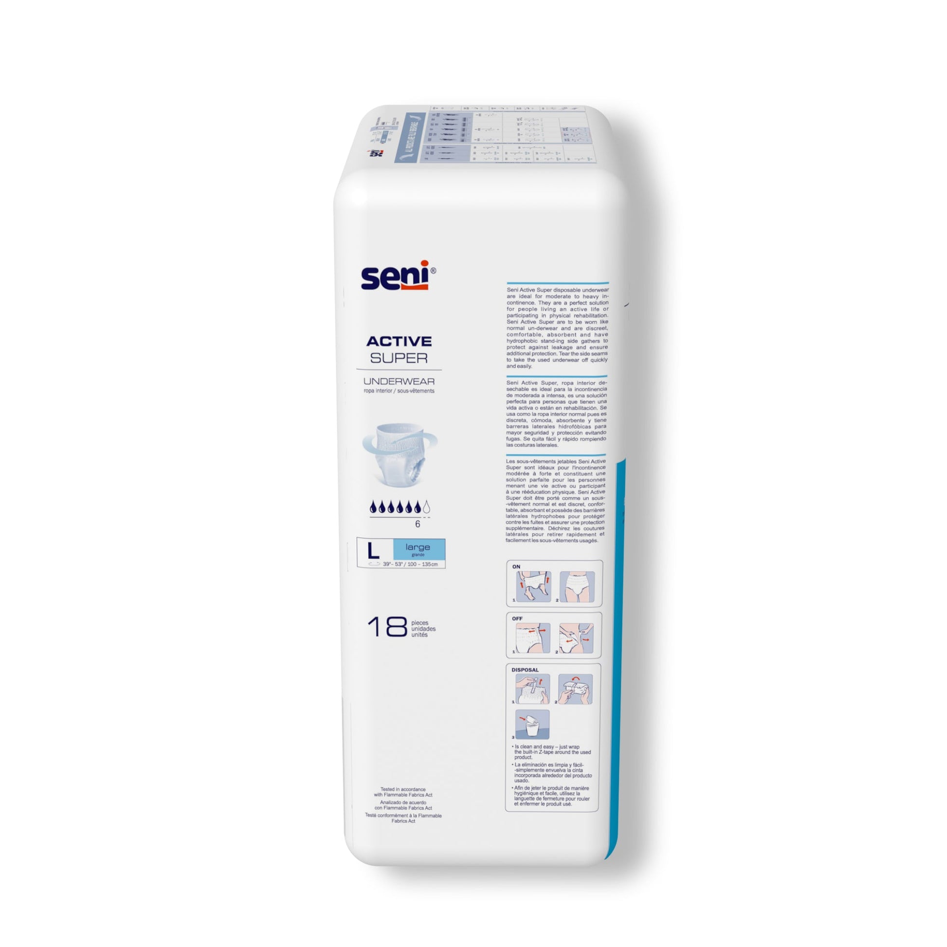 SENI ACTIVE SUPER UnderwearSmall