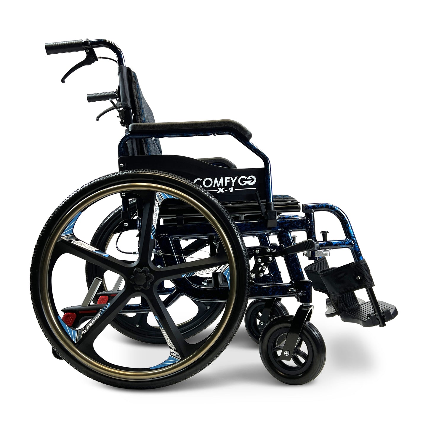 X-1 Lightweight Manual WheelchairBlueSpecial Edition