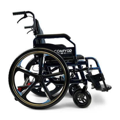 X-1 Lightweight Manual WheelchairBlueSpecial Edition