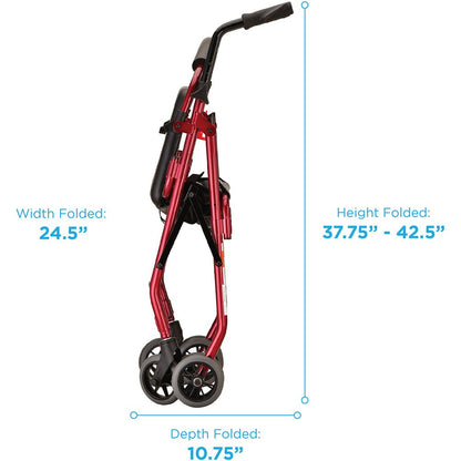 Cruiser Classic Rolling Walker Red