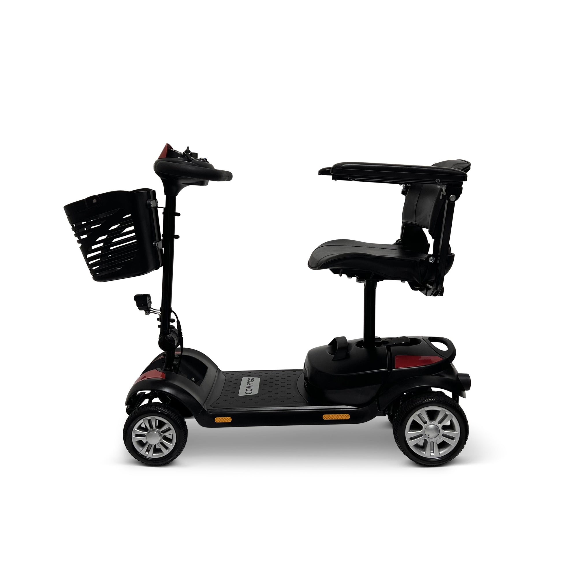 12AH Battery Ultra-Light Electric Mobility Scooter With Quick-Detach FrameBlueStandard Seat