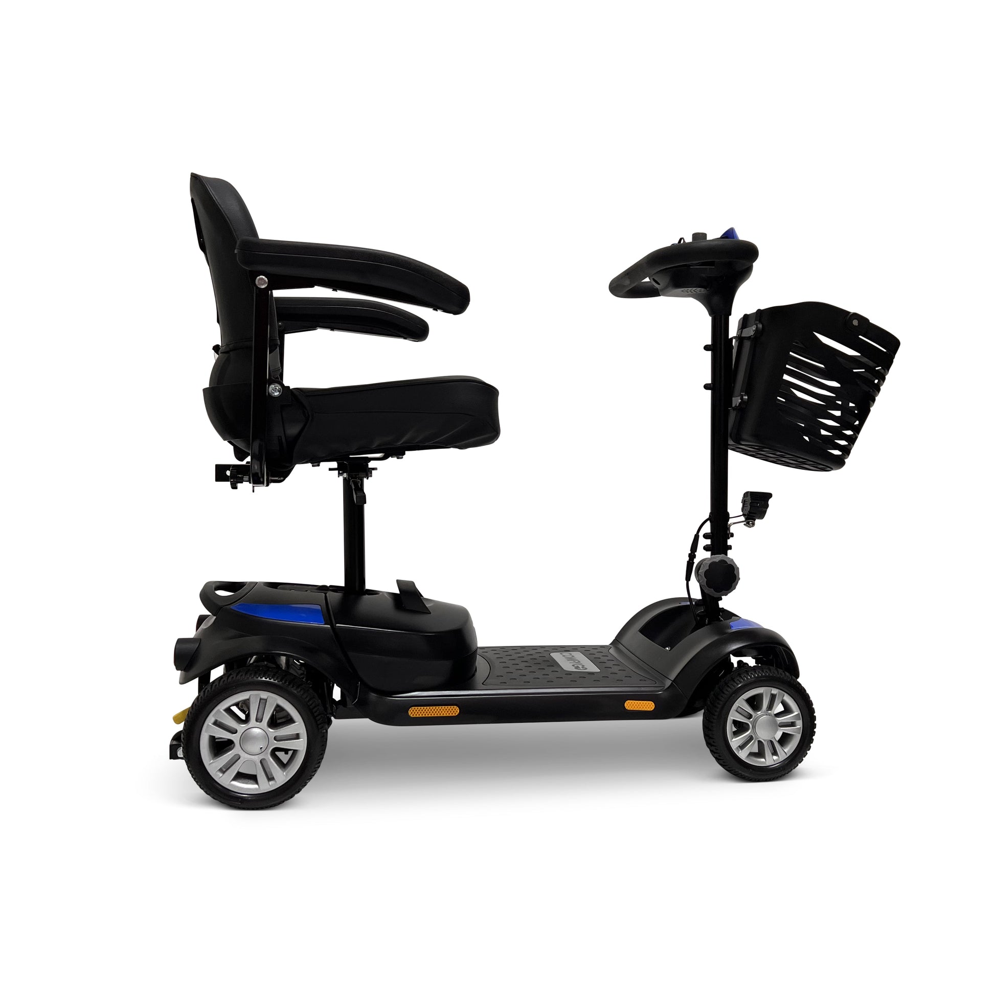 12AH Battery Ultra-Light Electric Mobility Scooter With Quick-Detach FrameBlueSuper Seat