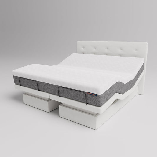 Dawn House King BedBase + MattressWith HeadboardSlate