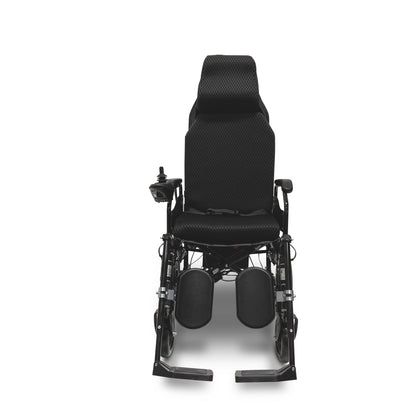 X-9 Remote Controlled Electric Wheelchair with Automatic Reclining Backrest and Lifting Leg RestsBlackUpto 17+ Miles (20AH li-ion Battery)