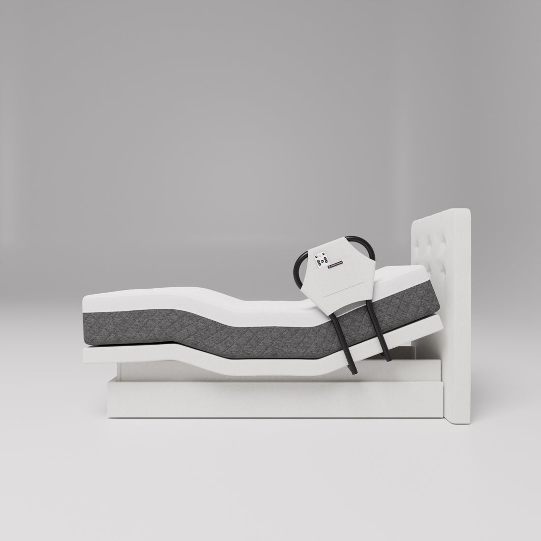 Dawn House Twin Long Size BedBase + MattressWith HeadboardSlate