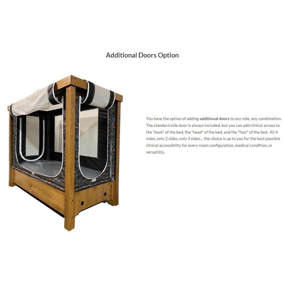 Haven Series Twin Size Bed with Fixed Height Bunkie Board and Manual Adjustable Head