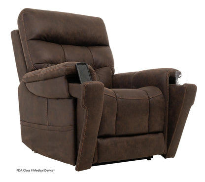 VivaLift! Radiance PLR-3955LT Large/Tall Lift Chair (FDA Class II Medical Device)Canyon Walnut